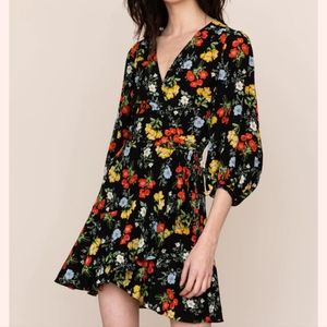 Yumi Kim black floral wrap dress love wins dress
